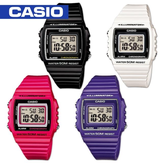 【CASIO 卡西歐】學生/青少年/運動錶(W-215H)