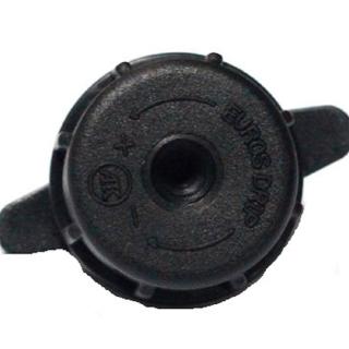 【灑水達人】單孔噴射型可調滴頭一包(20個黑)