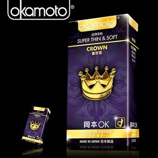 【Okamoto岡本】皇冠型保險套(10入裝)