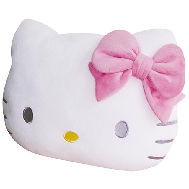 【享夢城堡】HELLO KITTY(頭型抱枕)限時優惠