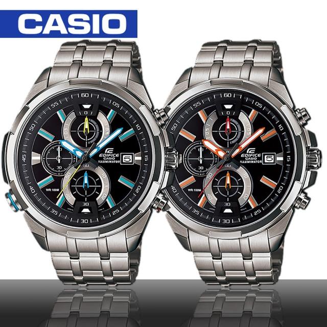 【CASIO 卡西歐 EDIFICE】日系三眼極速賽車款運動錶(EFR-536D)開箱