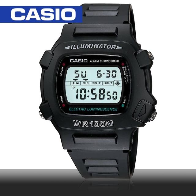 【CASIO 卡西歐】夏日衝浪/當兵/運動指定錶(W-740)新品上市