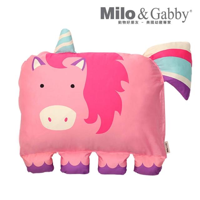 【Milo&Gabby】動物好朋友-可水洗防蹣兒童枕心+枕套組-2歲以上(午睡枕/透氣枕/抗菌枕_多款可選)
