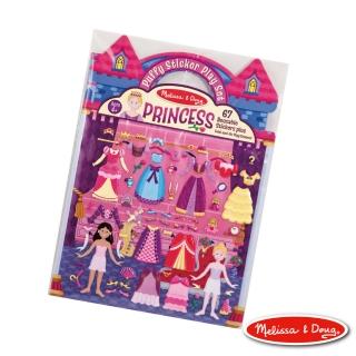 【美國瑪莉莎 Melissa & Doug】可重複貼泡泡貼紙遊戲書-公主的皇宮舞會