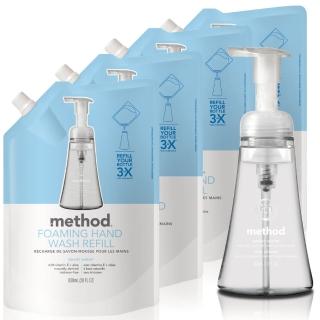 【method美則】水甜心天然泡沫洗手露6件特惠組(加送時尚購物袋)最新