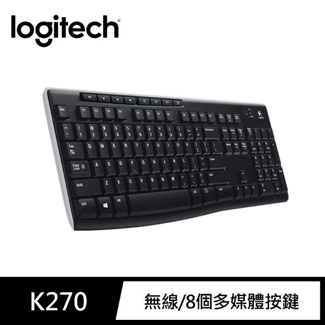 【Logitech 羅技】無線鍵盤 K270破盤出清