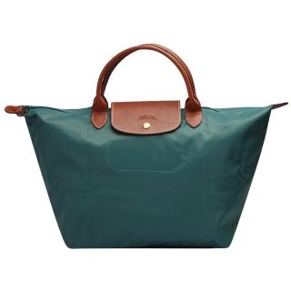 【LONGCHAMP】新色上市短把尼龍水餃包(中-薄荷綠1623089-410)