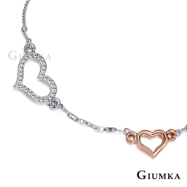 【GIUMKA】心連心腳鍊 精鍍玫瑰金 名媛淑女款 單個價格 ML04019(玫金款)網路狂銷