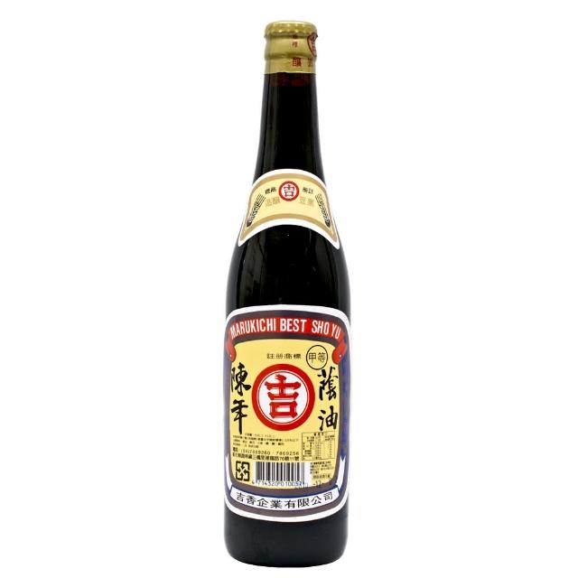 【丸吉】甲等 陳年蔭油膏 520ml(6入)