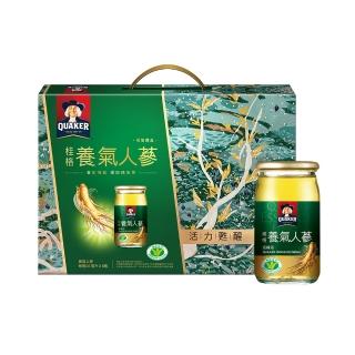 【QUAKER 桂格】養氣人蔘禮盒60ml×8入×1盒(共8入 送禮推薦/謝震武代言/中秋禮盒)
