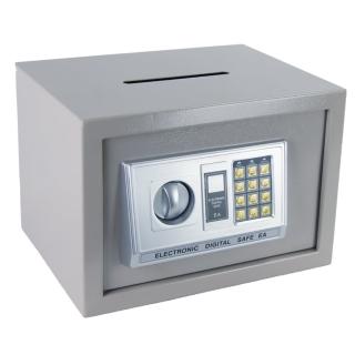 【TRENY】三鋼牙-電子式投入型保險箱-中 HD-4434(升級為3實心鋼柱-促銷)