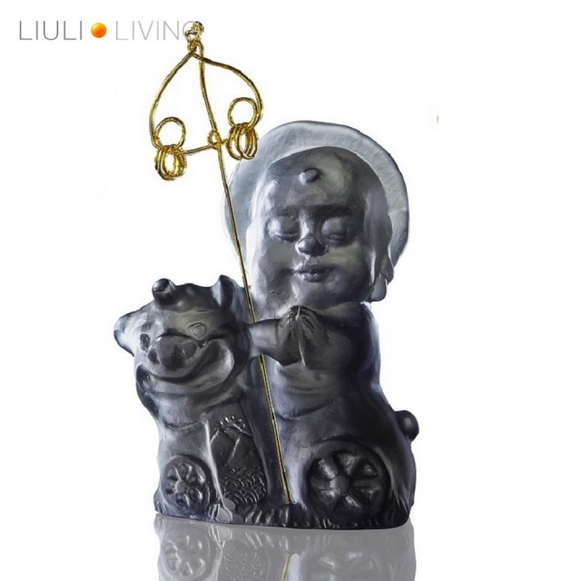 【琉璃工房LIULI LIVING】快樂沒煩惱系列-出入平安(隨身小地藏)限時特價