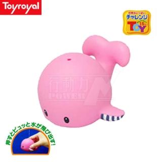 【日本《樂雅 Toyroyal》】洗澡玩具(軟膠鯨魚)