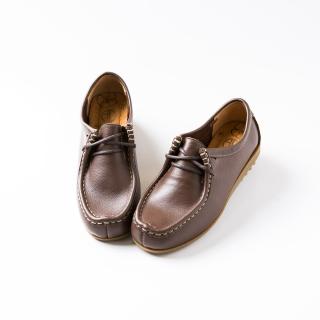 【ALAIN DELON】MIT手工真皮女休閒鞋W7432(3色 藍色 咖啡色 黃色)