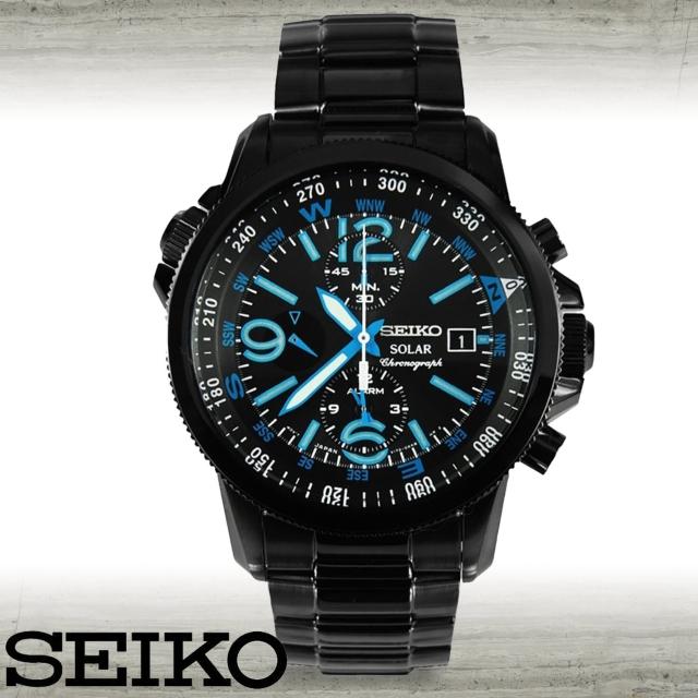 【SEIKO 精工】光動能大錶徑鋼帶錶男錶(SSC079P1)產品介紹