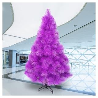 【聖誕樹】台灣製10尺/10呎300cm特級紫色松針葉聖誕樹裸樹-不含飾品-不含燈(.)優惠