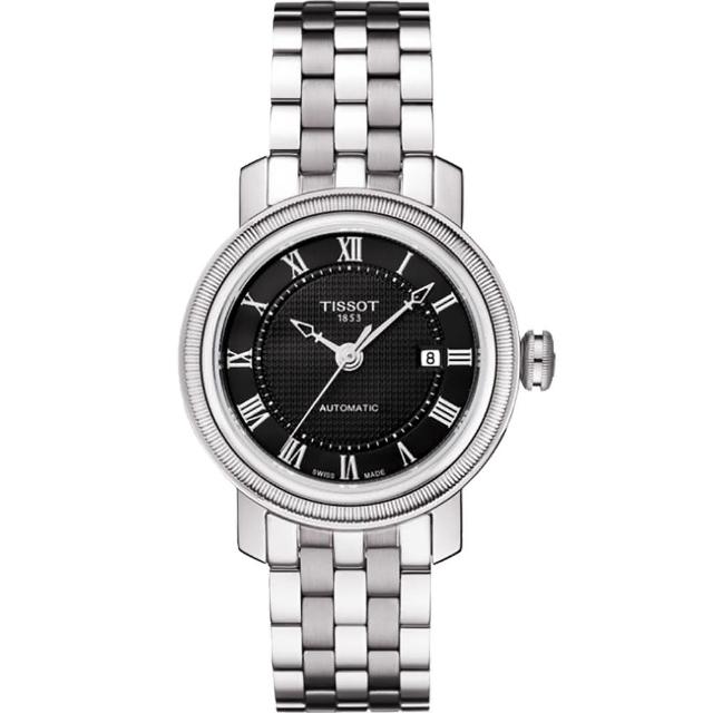 【TISSOT】Bridgeport 寶環系列經典羅馬機械女錶(T0970071105300)