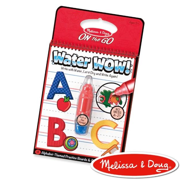 【美國瑪莉莎 Melissa & Doug】神奇水畫冊 -英文字母學習A-Z福利品出清