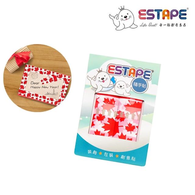 【ESTAPE】隨手貼OPP 瘋國旗(加拿大風)