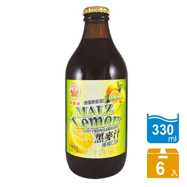 【崇德發】檸檬黑麥汁(330mlx6入)