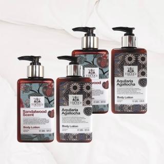 【Timaru 堤瑪露】經典精油香氛身體保養乳霜 300mlx4(檀香x2&沉香x2/精油調香/淡雅木質香調)