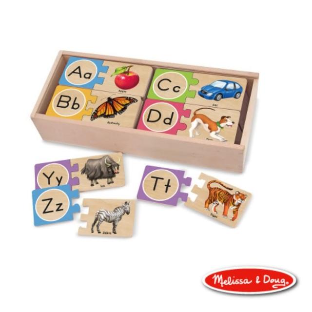 【美國瑪莉莎 Melissa & Doug】英文對照學習拼圖卡如何購買?