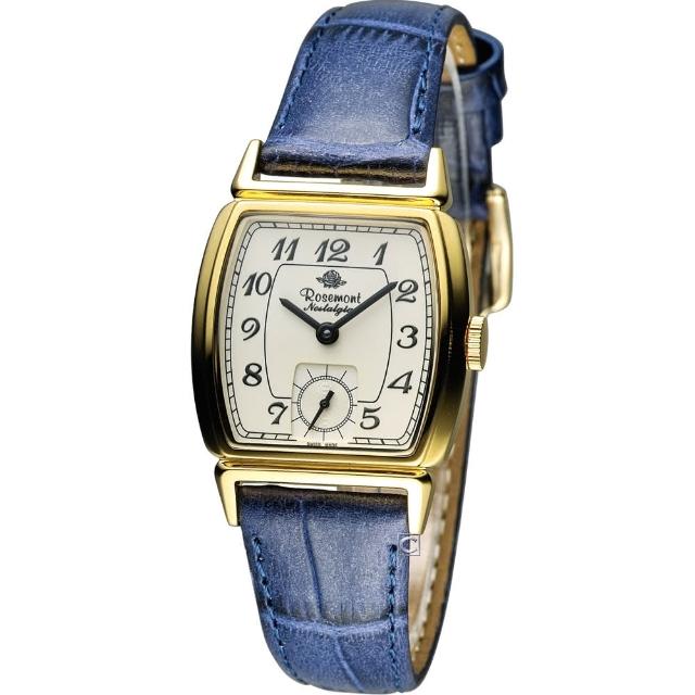 使用【Rosemont】戀舊系列 酒桶型時尚腕錶(TN005-YW-EBU 藍)心得