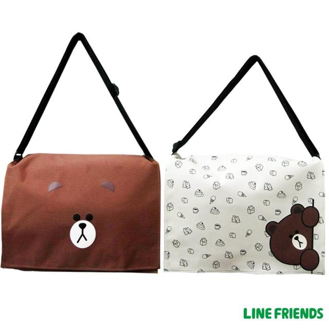 【imitu 米圖】LINE FRIENDS MIT無辜熊大側背包(共2款)