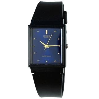 【CASIO 卡西歐】簡約方型時尚設計腕錶-藍(MQ-38-2ADF)