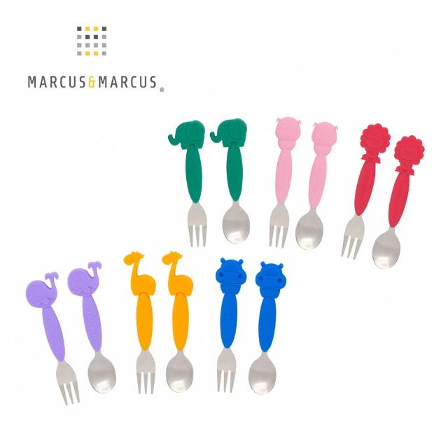 【MARCUS＆MARCUS】動物樂園不鏽鋼叉匙餐具組