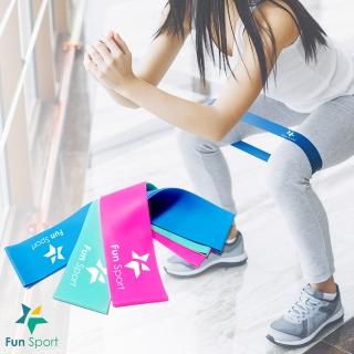 【Fun Sport】樂訓環彈力拉帶-3力道組-環狀彈力帶MINI BANDS(3種力道組合)