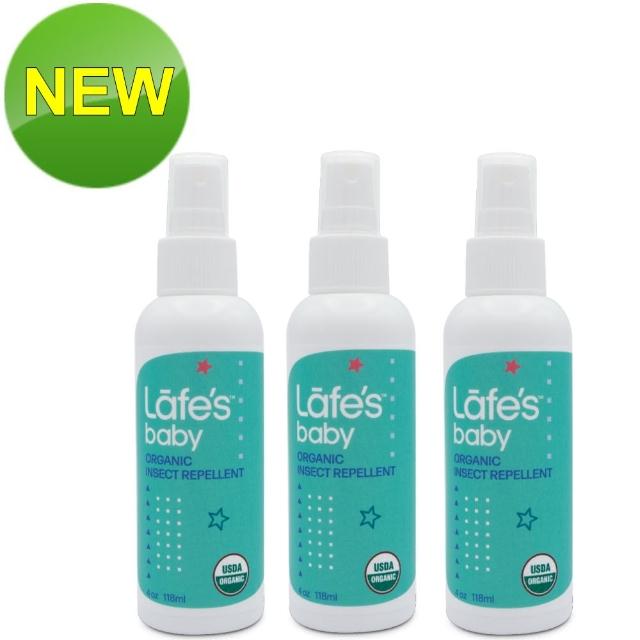 【Lafes organic】有機嬰兒防蚊液 118mlx3瓶(原廠公司貨)特價