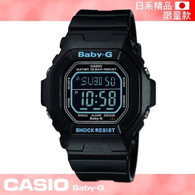 【CASIO 卡西歐 Baby-G 系列】日本內銷款-運動女錶(BG-5600BK-1JF)買到賺到