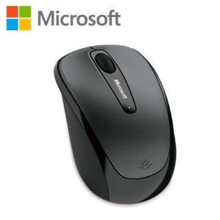 【Microsoft 微軟】無線行動滑鼠3500 - 灰黑(GMF-00006)