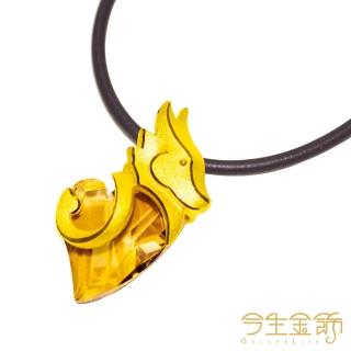 【今生金飾】樂情龍(生肖時尚黃金墬子)
