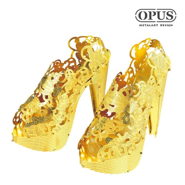 【OPUS東齊金工】3D黃金拼圖DIY女鞋模型益智玩具(高跟鞋)優質推薦