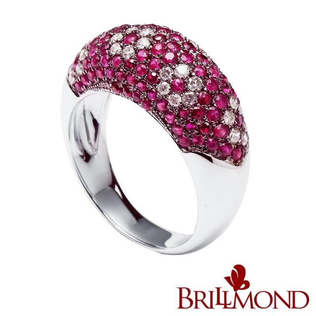 BRILLMOND JEWELRY【BRILLMOND】臻藏星河微鑲紅寶戒(鑽戒)