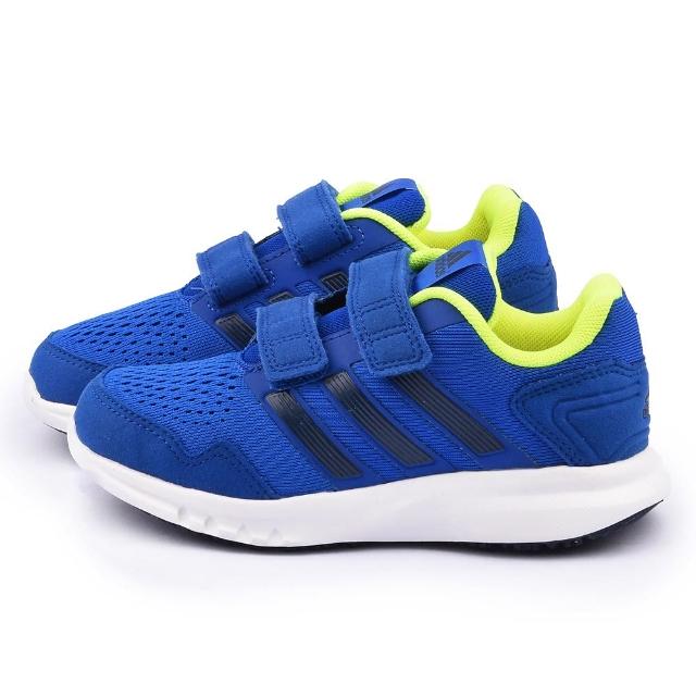 【Adidas】中大童 輕量透氣運動鞋(B23976-藍)物超所值