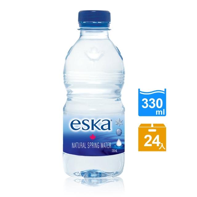 【eska愛斯卡】加拿大天然冰川水 330ML(24入/箱)優質推薦