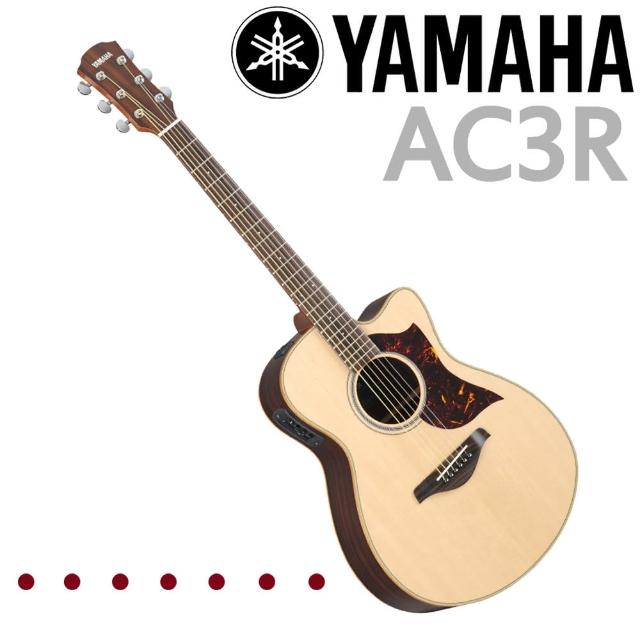 【YAMAHA 山葉】全單板電民謠吉他原木色-公司貨保固(AC3R)評鑑文