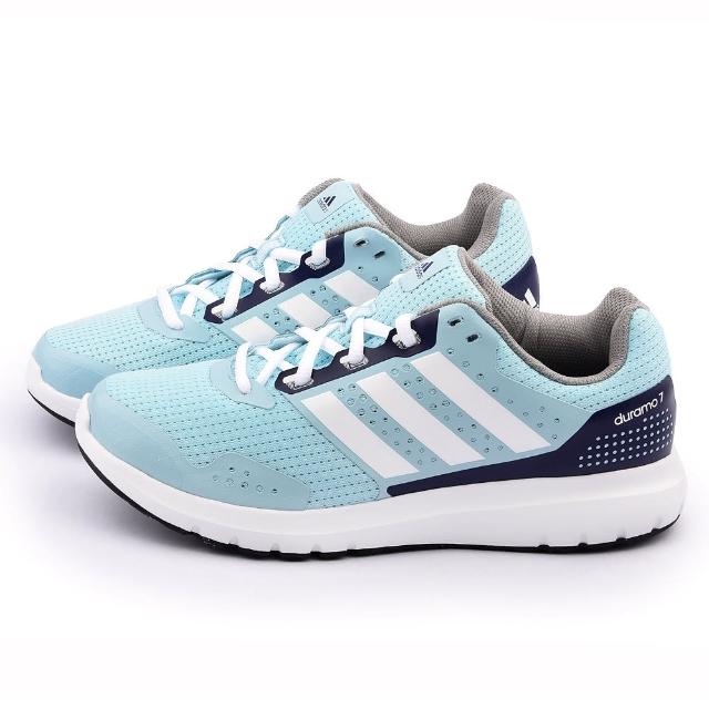 【Adidas】女款 Duramo 7W 輕量慢跑鞋(B33559-淺藍)優惠