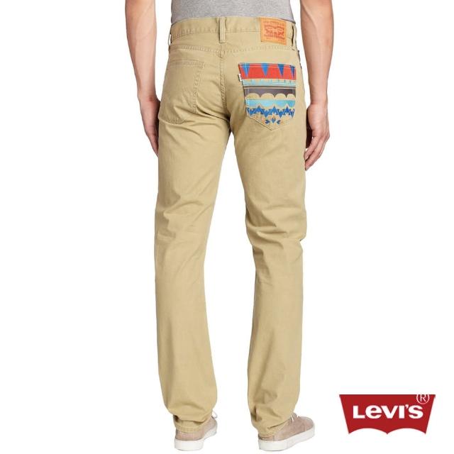 【Levis】508 優勝美地圖騰 7oz 輕磅卡其休閒褲買到賺到