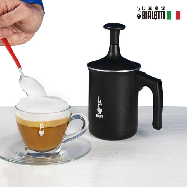 【Bialetti 比亞樂堤】雙層手打奶泡器-3杯份(奶泡神器)