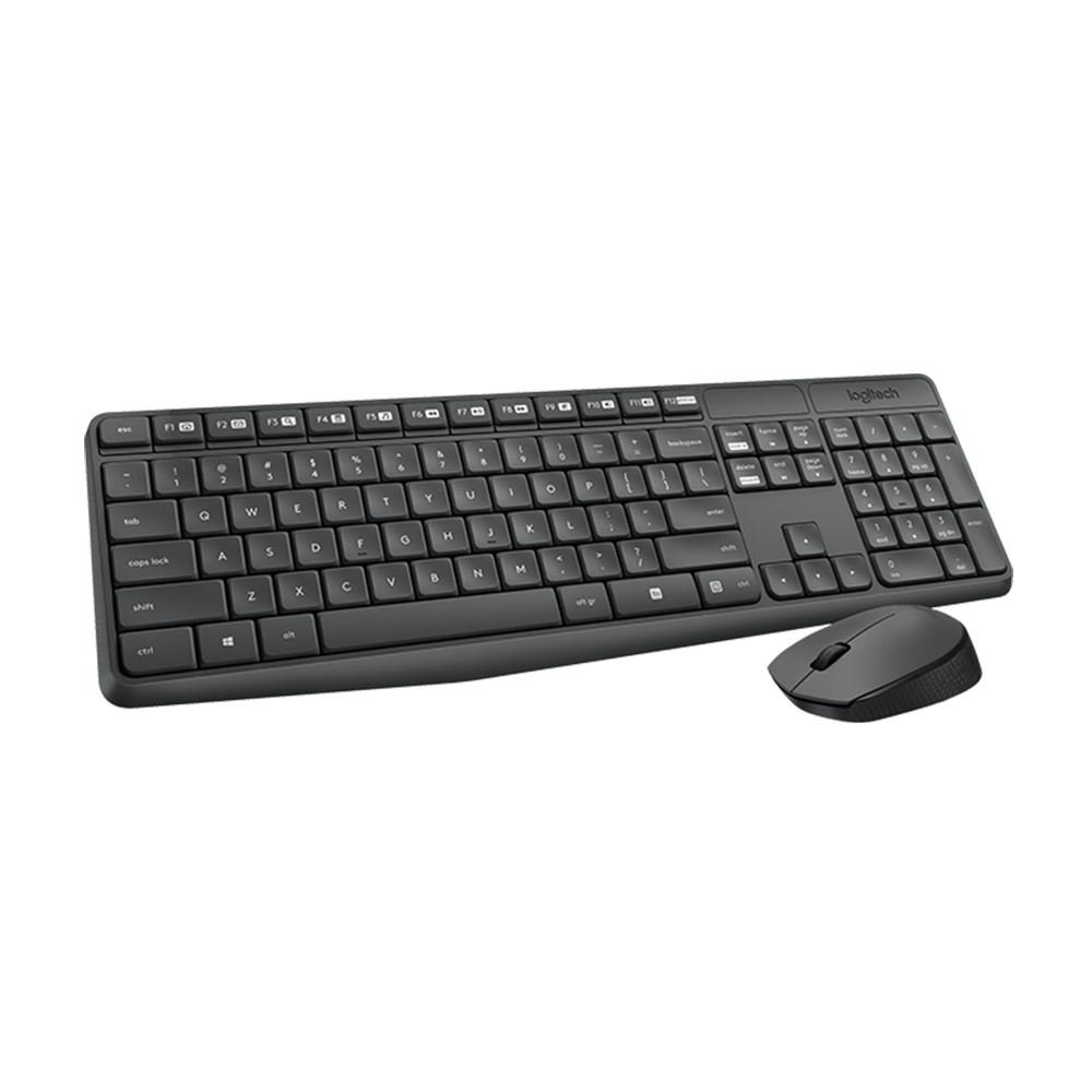 【Logitech 羅技】MK235 無線鍵盤滑鼠組