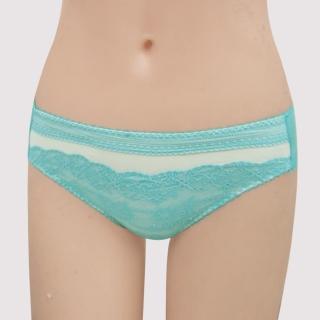 【瑪登瑪朵】無鋼圈so Vbra  低腰三角萊克內褲(靜湖綠)