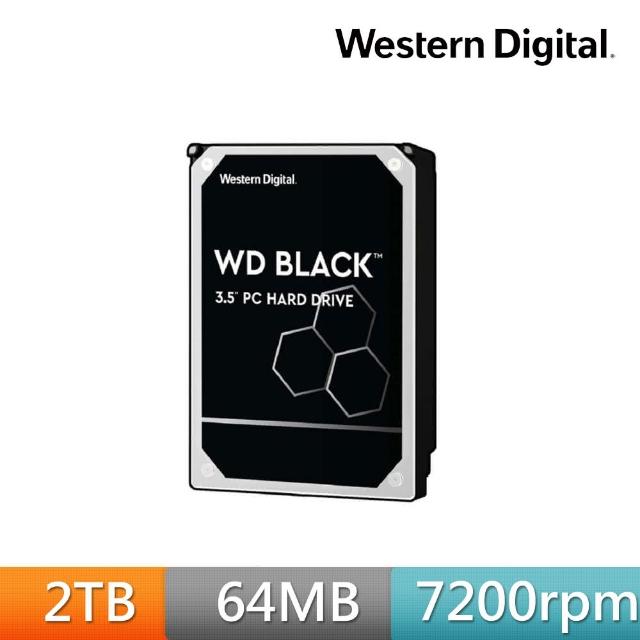 【WD 威騰】黑標 2TB 3.5吋 SATA 硬碟(WD2003FZEX)