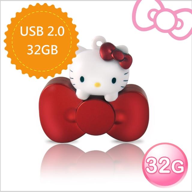 購買【Hello Kitty】32GB 蝴蝶結系列造型隨身碟(璀璨紅 WH-KT220R-速達)須知