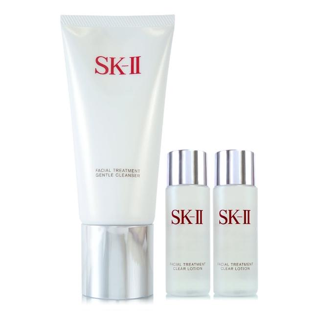 【SK-II】全效活膚潔面乳120g - 贈亮采化妝水30ml*2(正統公司貨)