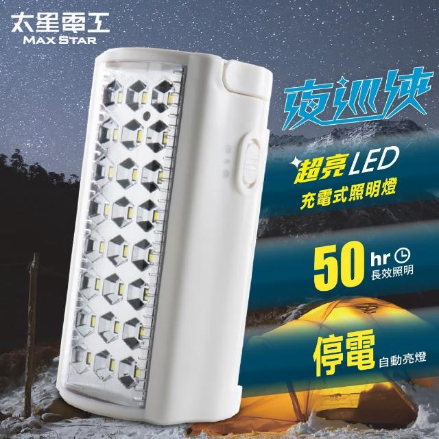 【太星電工】夜巡俠超亮LED充電式照明燈