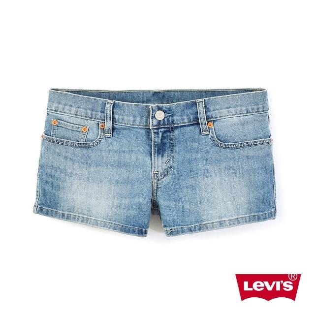 【Levis】女款COOL JEANS湛藍微水洗貓鬚丹寧牛仔短褲如何購買?